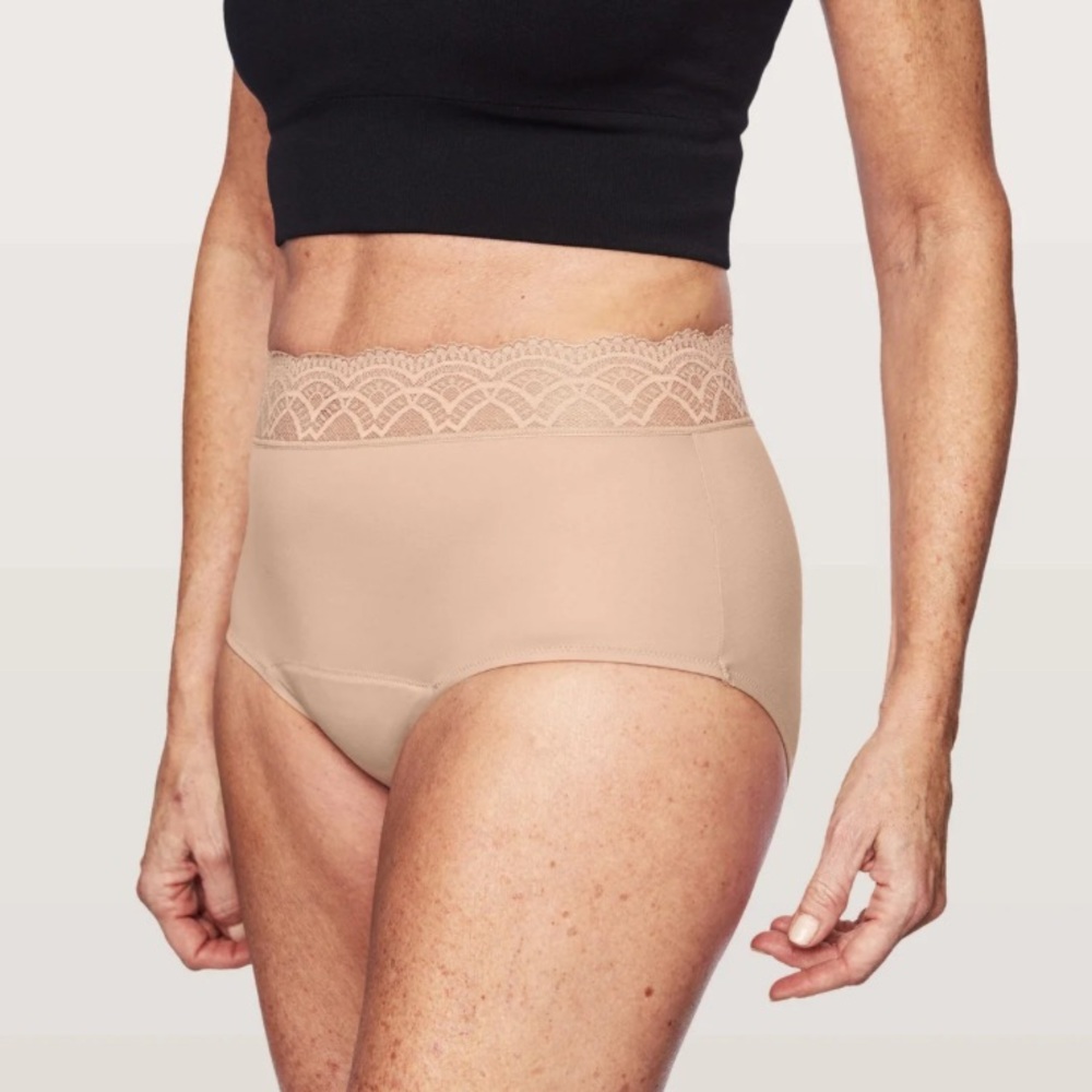 Thinx Speax Hi-Waist NWT 4XL Beige